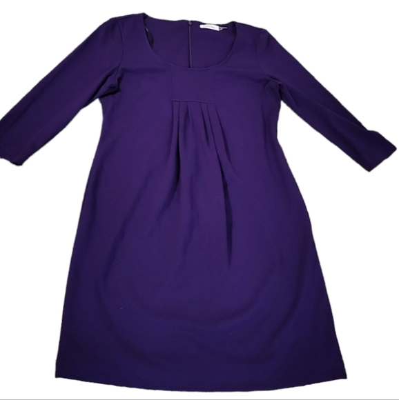 green emerald velvet dress Calvin Klein Lace-Up V-Neck Zipper Sleeve Dress Black Gold Detailing S
